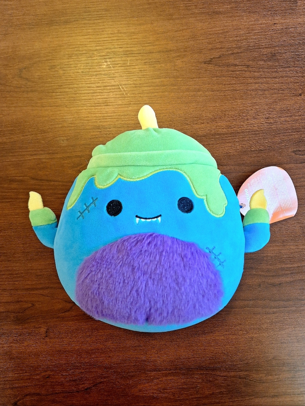 NWT Squishmallow RETIRED 8" Valentino the Zombie Candelabra Halloween 2025